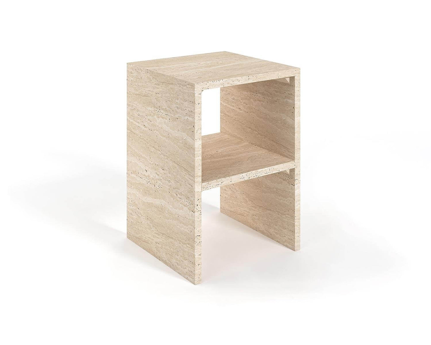 Versatile Travertine End Table by Travertable